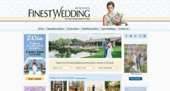 Desktop Screenshot of finestweddingsites.com